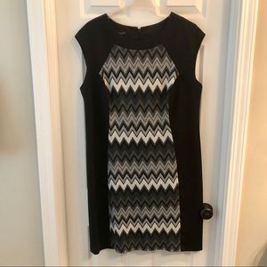 Nine West black and gray dress